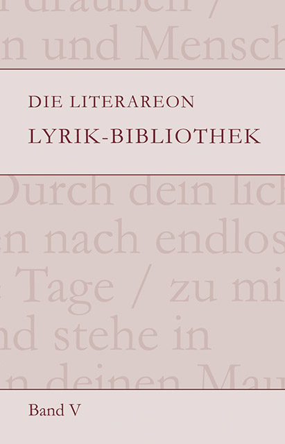 Die Literareon Lyrik-Bibliothek, Bd. 5